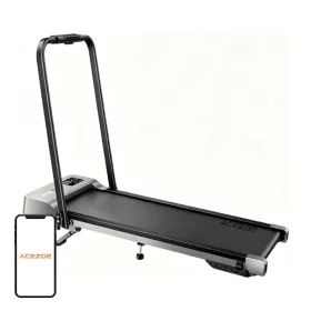 ACEZOE P12 Foldable Electric Treadmill (Black and Gray)